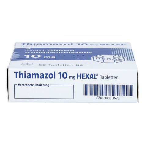 Thiamazol ist ein wirkstoff aus der gruppe der thyreostatika, der für die behandlung einer thiamazol kann gelegentlich eine agranulozytose und selten lebererkrankungen verursachen. Thiamazol 10mg HEXAL 50 stk günstig bei apo.com