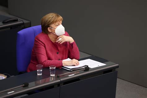Angela Merkel Gets Astrazeneca Covid Vaccine Shot Bloomberg