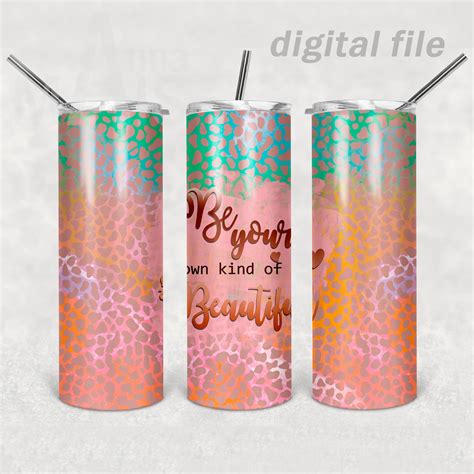 20 Oz tumbler sublimation designs Be your own kind of | Etsy