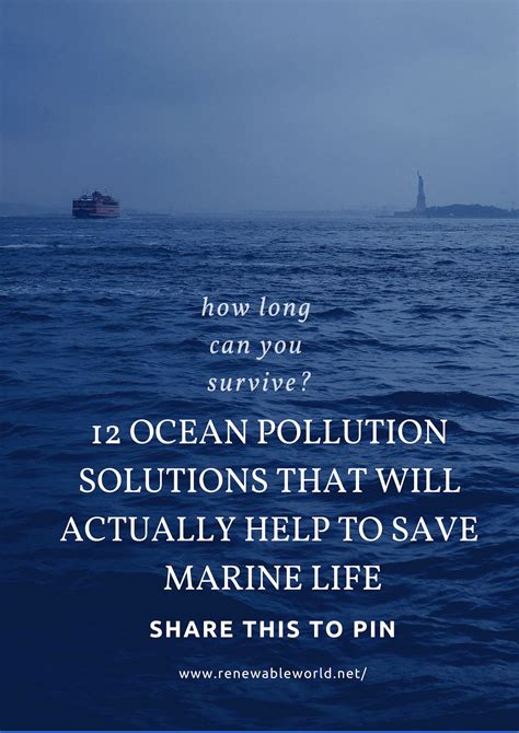 12 Actual Ocean Pollution Solutions To Save Marine Life Ocean