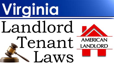 Virginia Landlord Tenant Laws American Landlord