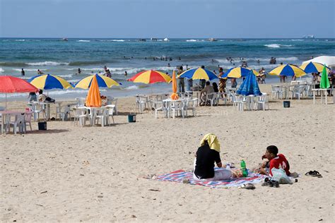 Tripoli Libya Mediterranean Beach Scene Cecil Images