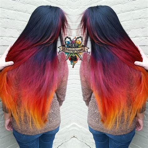 Astonishing Vibrant Hair Colors By Kasey Ohara Maryland Usa