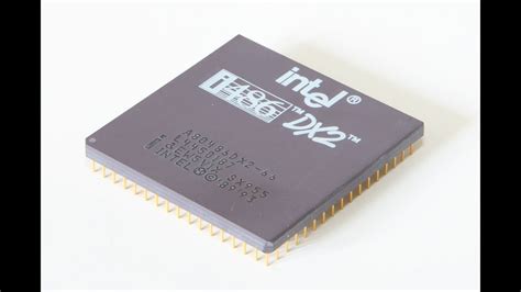 The i486 was introduced in 1989 and was the first tightly pipelined x86 design as well as the first x86 chip to use more than a million transistors. intel 486 DX2-66 - YouTube