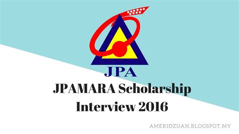 Senarai biasiswa untuk pengajian sesi 2017/2018. Part 2: JPA-MARA Scholarship Interview - AMERZING