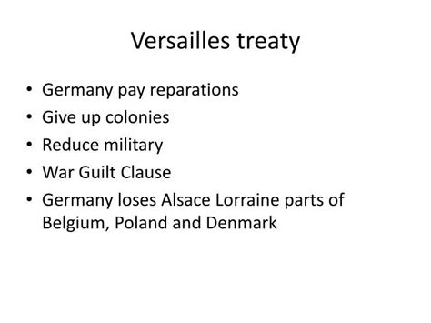 Ppt Versailles Treaty Powerpoint Presentation Free Download Id2557683