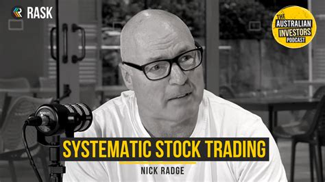 Nick Radge Aka The Chartist Joins Owen Rask On The Australian Investors Podcast Rask Media