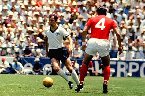 Goretzka is through on goal and rice makes a challenge. World Cup Heroes - Franz Beckenbauer | FOOTY FAIR