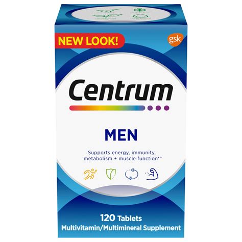 Centrum Multivitamins For Men With Vitamin D3 B Vitamins And