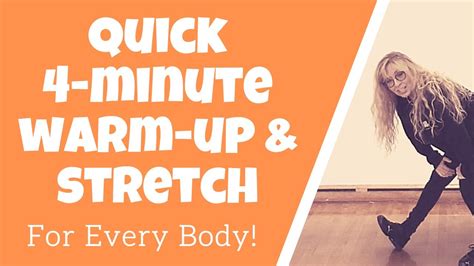 4 Minute Total Body Warm Up And Quick Stretch For Every Workout YouTube