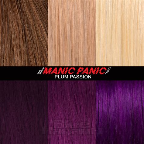 Manic Panic Semi Permanent Plum Passion Hair Dye Classic High Voltage