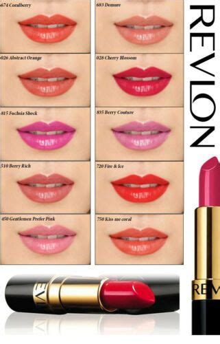 Revlon Super Lustrous Lipstick Your Choice From Different Shades EBay Revlon Super
