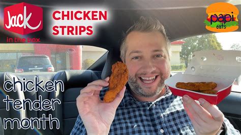 Jack In The Box Crispy Chicken Strips Review Youtube