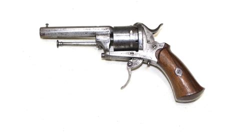 Great Condition 7mm Lefaucheux Pin Fire Revolver Mjl Militaria