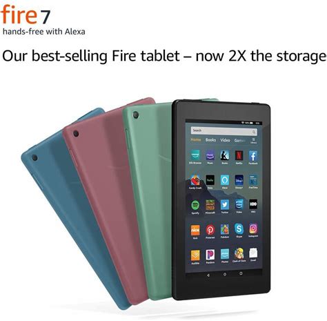 Amazon All New Fire 7 Tablet 2019 16gb Black At Mighty Ape Australia