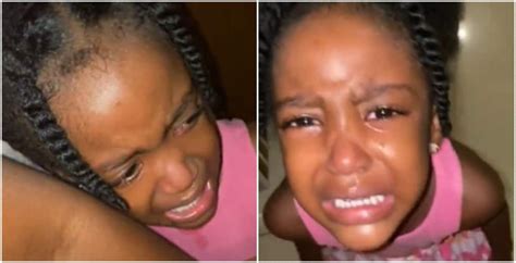 niña llora mientras le ruega a su madre que deje de amar a su padre en video viral gente