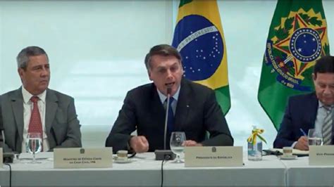 Vídeo Completo Da Reunião Do Presidente Bolsonaro Com Seus Ministros Youtube