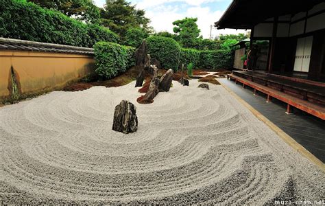 We study together and practice for the benefit of all beings and this living earth. Defining images of Japan, Zen garden
