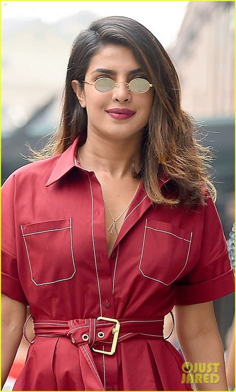Priyanka Chopra Goes Red Hot For Outing In Nyc Photo 4110616 Priyanka Chopra Pictures Just
