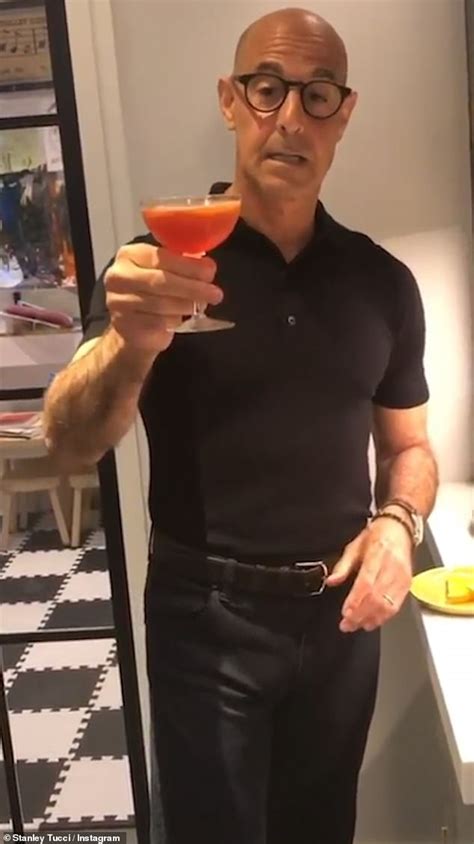 stanley tucci drives fans wild as he makes a cocktail in a masterclass best world news