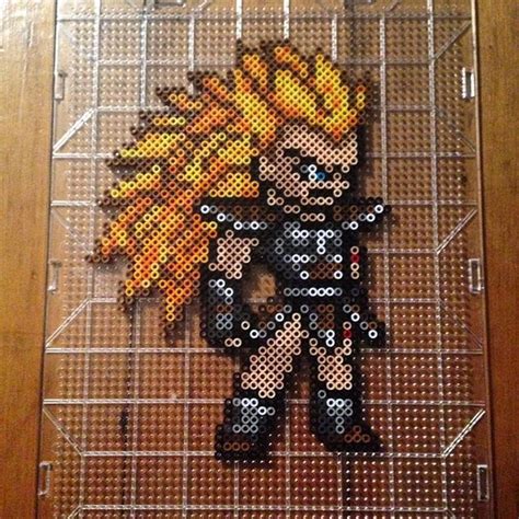 Man, mugen fans are gonna have a freakin' field day with these sprites. Instagram photo by @mastablasta3 (Bruno D.) - via Iconosquare | Dragon ball art, Bead art, Hama ...
