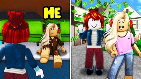 I Was Homeless In Bloxburg A Rich Noob Changed My Life Roblox