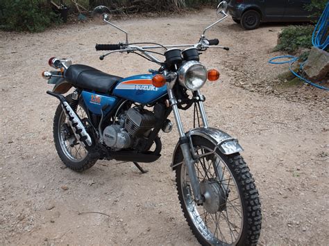 Suzuki 125 Ts Restauration Ts L 1974 Bleue