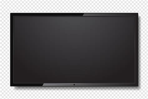Realistic Blank Led Tv Screen Custom Designed Graphic Objects