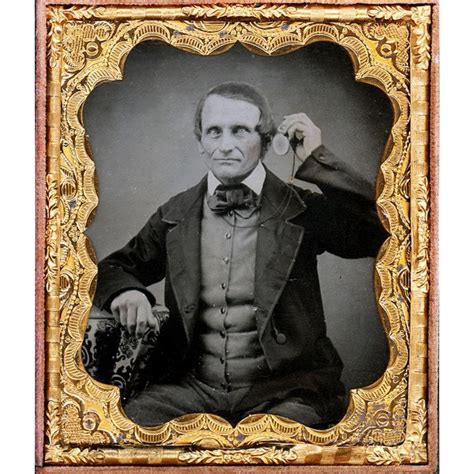 Amazing Ambrotype depicting Victorian Gentleman Listening to Watch from ...