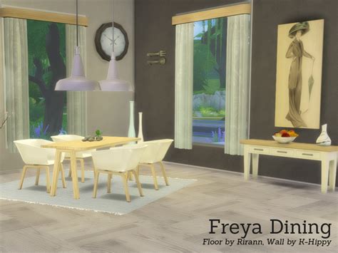 Freya Dining By Angela At Tsr Sims 4 Updates