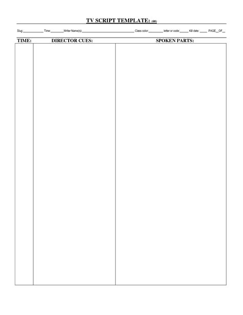 Luckily, templates are an integral part of notion and there are so many available that it can be disorienting to find the right one for you. tv script template - Google Search | Storyboarding | Pinterest