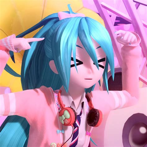 Ribbon Girl Hatsune Miku Vocaloid Icon Pdx Song Pack By Coolchar In 2022 Miku Hatsune