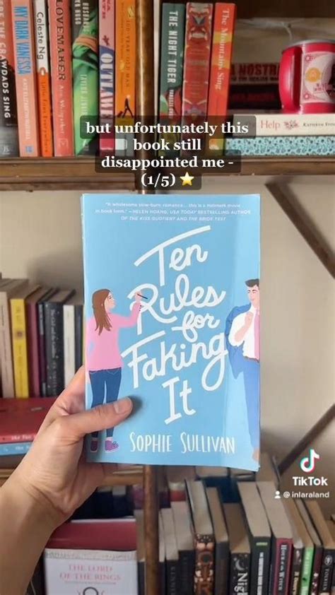 Ten Rules For Faking It By Sophie Sullivan Video In 2022 Books