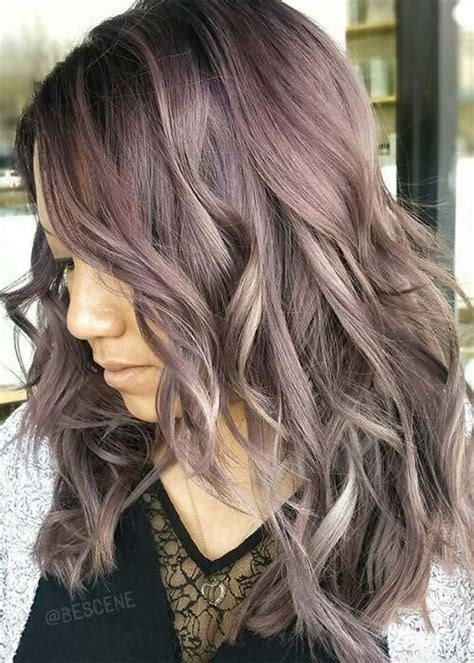 Chocolate Lilac Hair Color To Show Your Colorist 2022 Inspired Beauty
