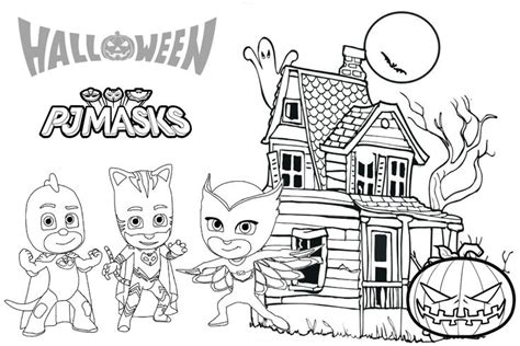 What is the use of an pj mask coloring pages? PJ Masks costume for Halloween coloring page and printable ...
