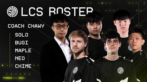 Tsm Tsm100 On Twitter Introducing Our Starting Lcs Roster For The