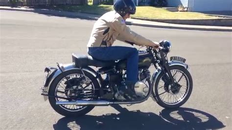 1951 Vincent Comet Motorcycle 500cc 18 Quick Ride