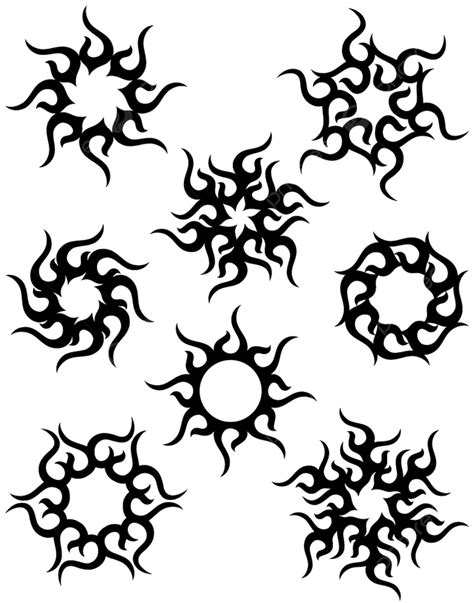 Sun Tattoo Tribal Design Sun Drawing Tribal Drawing Sun Sketch Png
