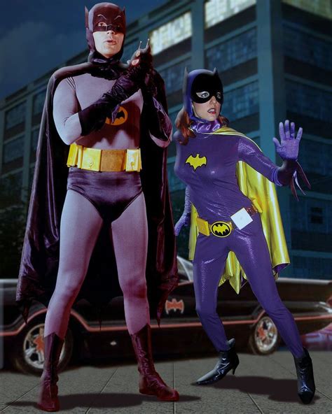 Batman Adam West And Batgirl Leanna Chamish By Smashortrash Deviantart