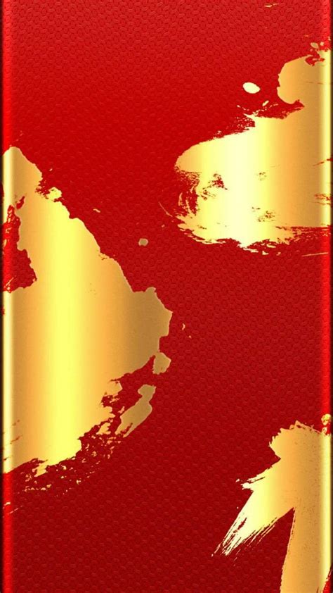 Redgold Abstract Red And Gold Wallpaper Gold Wallpaper Background