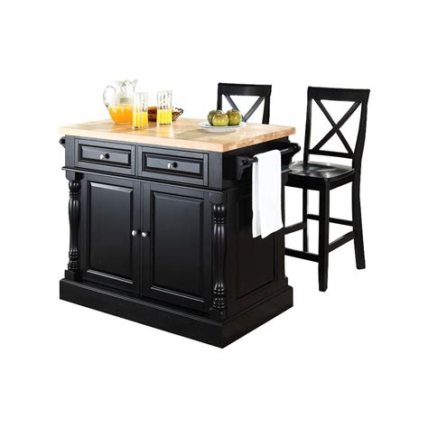The serving cart out of the james collection, stand out with its robust material and practical design. Darby Home Co Lewistown 3 Piece Kitchen Island Set with ...