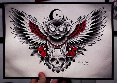 Pin By Dh Nguyễn On Owl Chest Tattoo Drawings Traditional Owl
