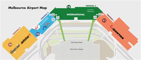 Melbourne Airport Terminal Map Map Of Stoney Lake