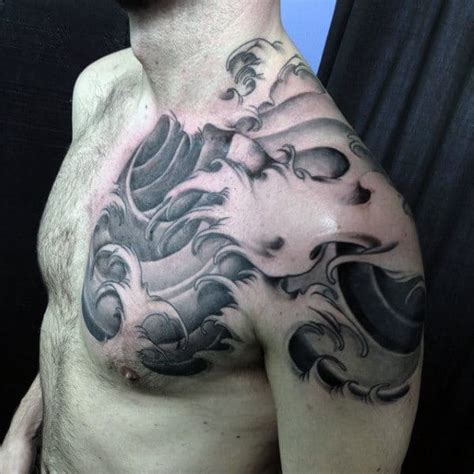 The options for flower tattoo designs are also endless given an array of flowers that one can choose from. 80 Water Tattoos For Men - Masculine Liquid Designs