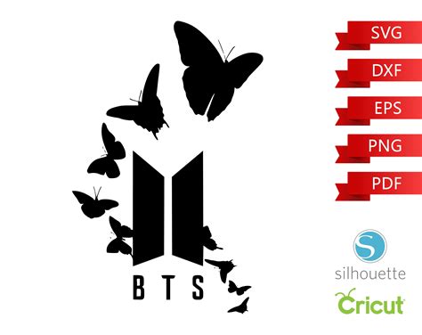 Bts Svg Bts Clipart Bts Cricut BTS Logo SVG Kpop Svg Bts Cut File BTS
