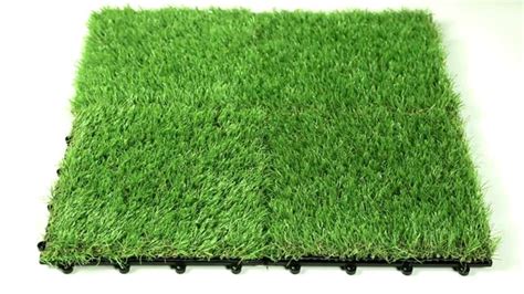 How to install fake grass on tiles. Artificial Grass Deck Tiles from Garden Winds - YouTube