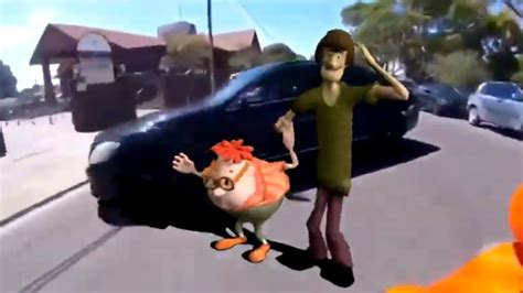 Carl And Shaggy Do The Macarena While Cars Violently Crash In The