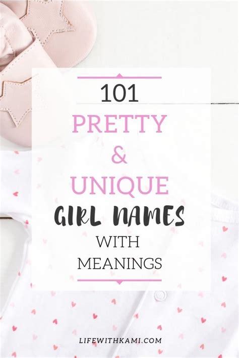 This category is for feminine given names from england (natively, or by historical modification of biblical, etc., names). 101 Pretty And Unique Girl Names - Life With Kami