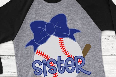 Baseball Sister Svg