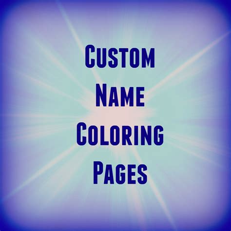 31 Printable Name Coloring Pages Color Your Name Custom